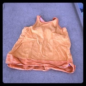Orange tank top